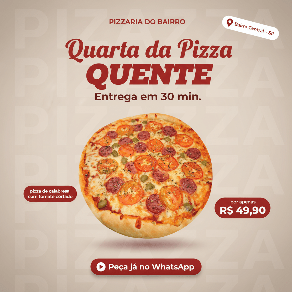 Feed preparado pela plataforma